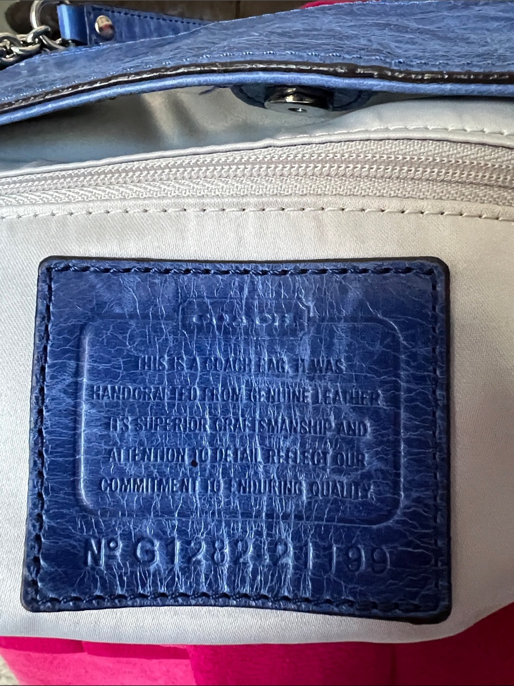 Coach Distressed Leather Poppy Bag - Picture 3 of 15